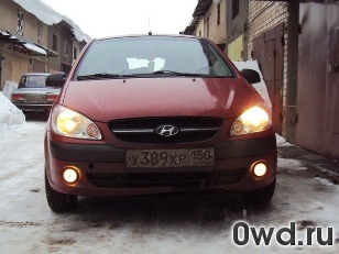 Битый автомобиль Hyundai Getz